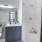Bathroom sink toilet shower  The Beam New London CT luxury apartments